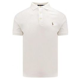 Ralph Lauren Interlock PIMA Polohemd Weiß