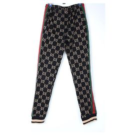 Gucci Pantaloni training in jacquard GG Multicolore