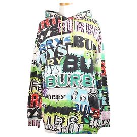 Moletom com capuz Burberry Graffiti Multicor