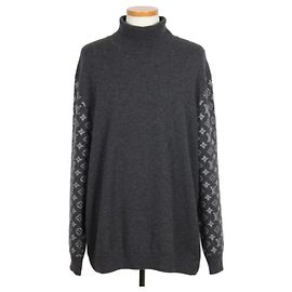 Louis Vuitton Strickpullover mit Rollkragen aus Kaschmir-Mix Mehrfarben
