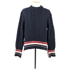 Thom Browne Donigal RWB Zopfstrick Mehrfarben