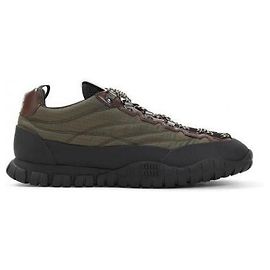 Miu Miu Sneaker aus Leder und technischem Material Grün
