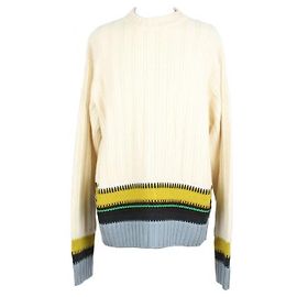 Hermès Kaschmir-Strickpullover mit Farbdetails Mehrfarben
