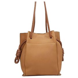 Loewe Flamingo Note Tote Shoulder Bag Green