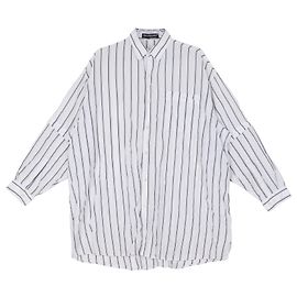 Camicia Balenciaga Bianca in Misto Cotone Bianco