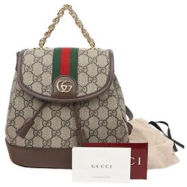 Gucci Women’s Ophidia Mini Backpack Beige Brown
