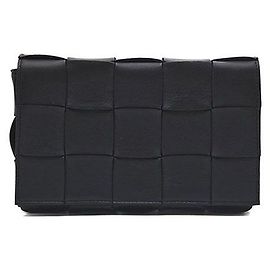 Borsa Bottega Veneta Cassette in pelle nera Nero