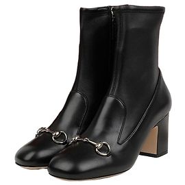Gucci Horsebit Ankle Booties Black Black