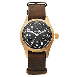 Autre Marque Khaki Field Mechanical Men's Leather Watch Multiple colors