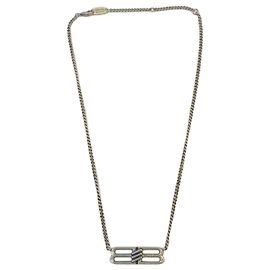 Balenciaga BB Icon Necklace Silvery