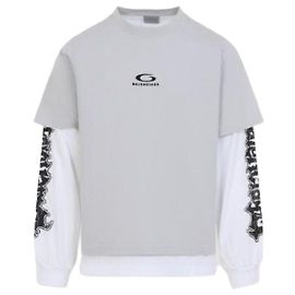 Balenciaga Hybrid Double T-Shirt Braun