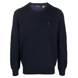 Ralph Lauren Pullover mit besticktem Pony-Logo Blau