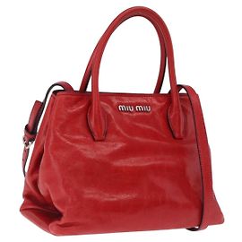 Miu Miu Convertible Vitello Shine Small Rot