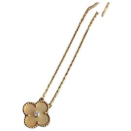 Collier Trèfle à Quatre Feuilles Van Cleef & Arpels Doré