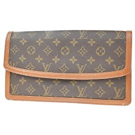 Louis Vuitton Dame Pochette Monogram Canvas GM Marron