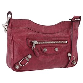 Balenciaga Hip Giant Studs Leather Rouge