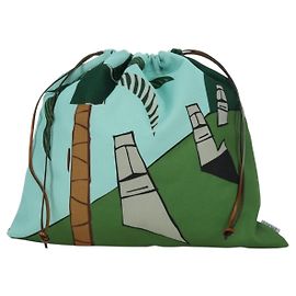 Loewe Paula Drawstring Printed Canvas Small Multicolore