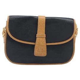 Céline Celine Shoulder Leather Large Noir
