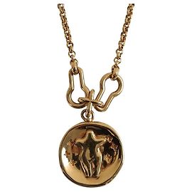 Collier Chloé doré en métal Doré