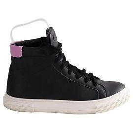 Scarpe stringate in pelle nera Giuseppe Zanotti Nero