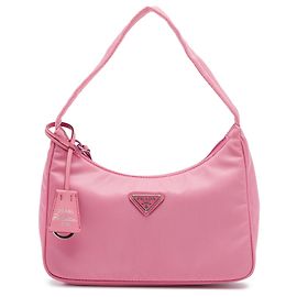 Borsa a tracolla Prada Mini Tessuto Re Edition 2000 Rosa Rosa