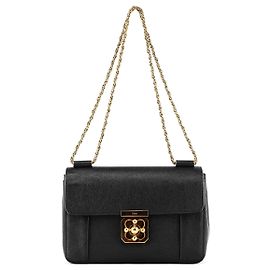 Chloé Borsa a tracolla Elsie in pelle nera Nero