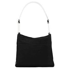 Prada Borsa a tracolla B8923 Black Tessuto Plex Nylon Nero