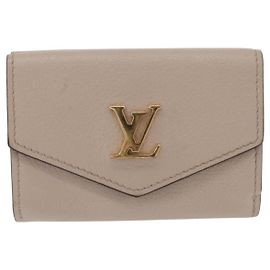 Louis Vuitton Lockmini Leather Beige