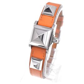 Hermès Hermes Medor Quartz Metal and Leather 23 Andere