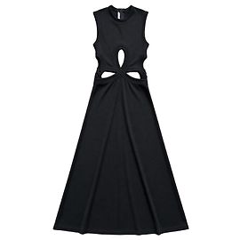 Autre Marque Vestido longo preto Christopher Esber com cut-outs Preto