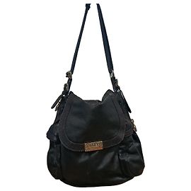 Jimmy Choo for H&M Black Leather and Python Shoulder Bag Black