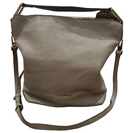 Autre Marque Bolsa de ombro Coccinelle couro bege Bege