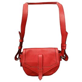 Borsa a tracolla Lancel in pelle rossa Rosso