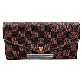 Louis Vuitton Portefeuille Sarah Damier Wallet Marron