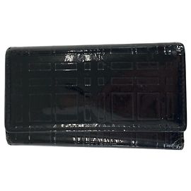 Burberry Enamel Key Case Black