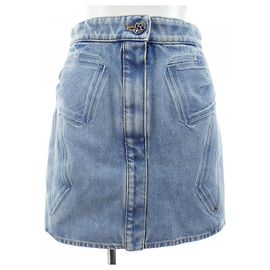 Chanel Blue Skirt Blue