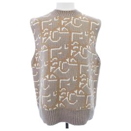 Dior TRAVIS SCOTT CACTUS JACK Kaschmir-Weste Braun Beige