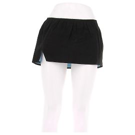 Autre Marque Jupe mini en coton noir Noir