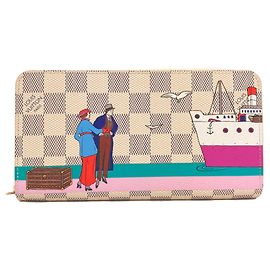 Cartera larga Louis Vuitton Damier Azur Otro