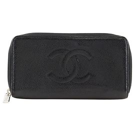 Portafoglio lungo Chanel Coco Mark Nero