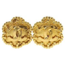 Orecchini Chanel Coco Mark Flower D'oro