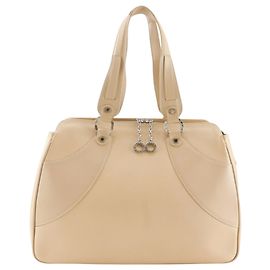 Bulgari Bolsa Bvlgari em couro bege Bege