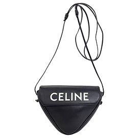 Céline Sac à épaule Triangle Celine Noir