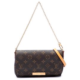 Louis Vuitton Brown Monogram Favorite PM Marrone