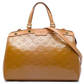Louis Vuitton Brown Monogram Vernis Brea MM Marrom