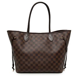 Louis Vuitton Brown Damier Ebene Neverfull MM Brown