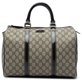 Bolsa Boston Gucci Beige Medium GG Supreme Joy Bege
