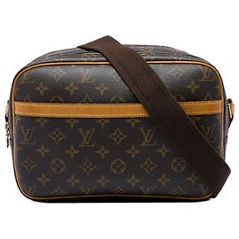Louis Vuitton Brown Monogram Reporter PM Marron