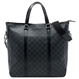 Louis Vuitton Black Damier Graphite Tadao Nero