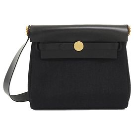 Hermès Borsa Hermes Herbag Zip Nero